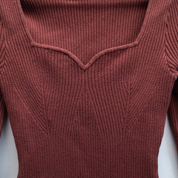 Abercrombie & Fitch Sweater Ribbed Bodysuit - Picture 4 of 7
